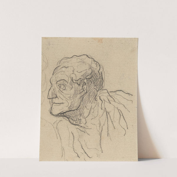 Study of a Man by Honoré Daumier