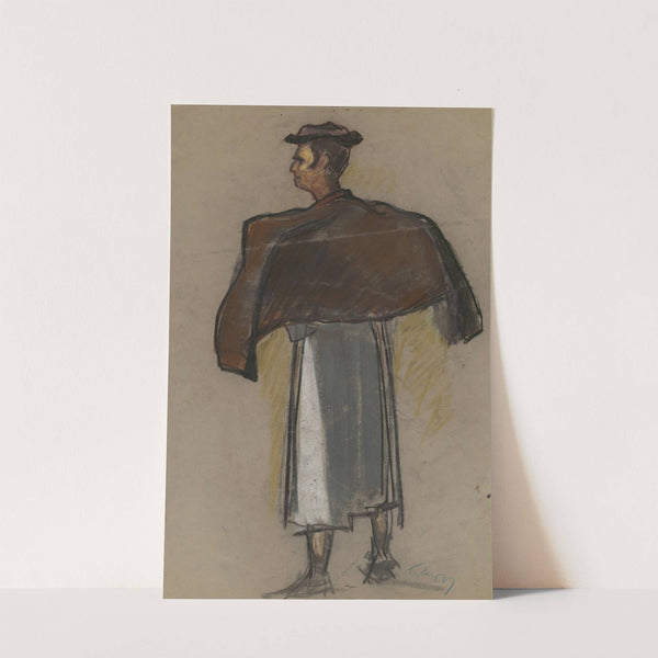 Study of a Man in a Folk Costume by Zolo Palugyay