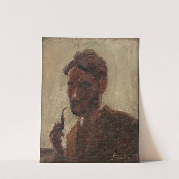 Study of a Man with a Pipe by Štefan Straka