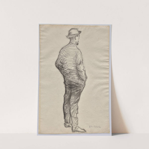 Study of a Man with Hands in His Pockets (1893) by Gustave Caillebotte