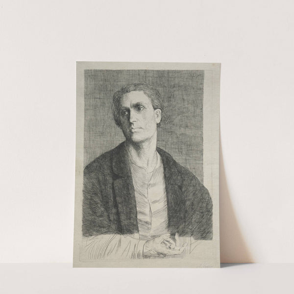 Study of a Man’s Head (c. 1857–1911) by Alphonse Legros