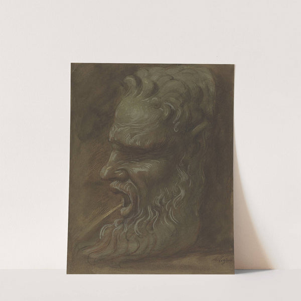 Study of a Mask by Alphonse Legros