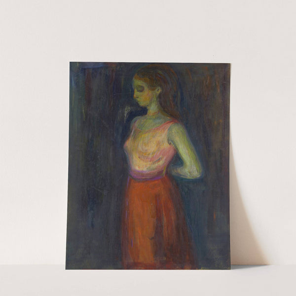 Study of a Model (1898) by Edvard Munch
