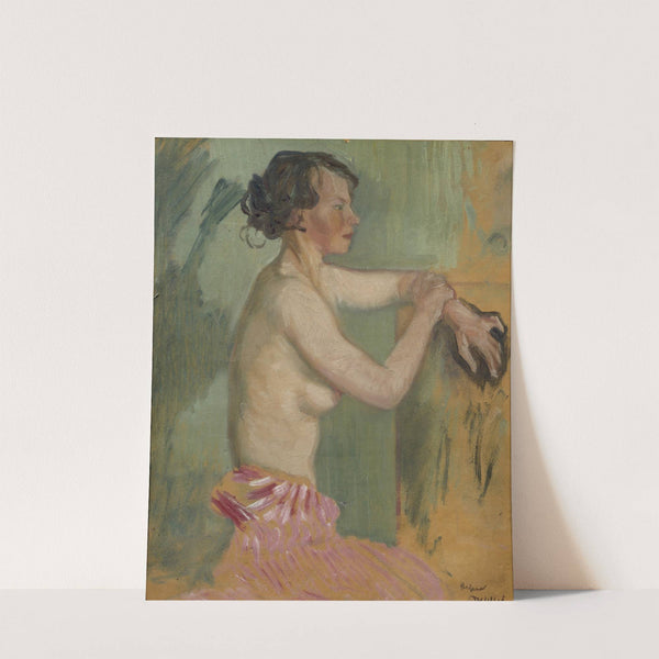 Study of a Model by Helmer Osslund