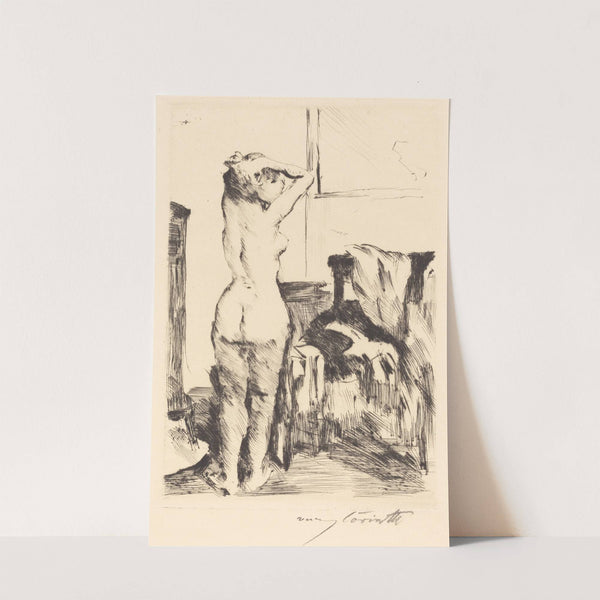 Study of a Model (Modellstudie) (1916) by Lovis Corinth