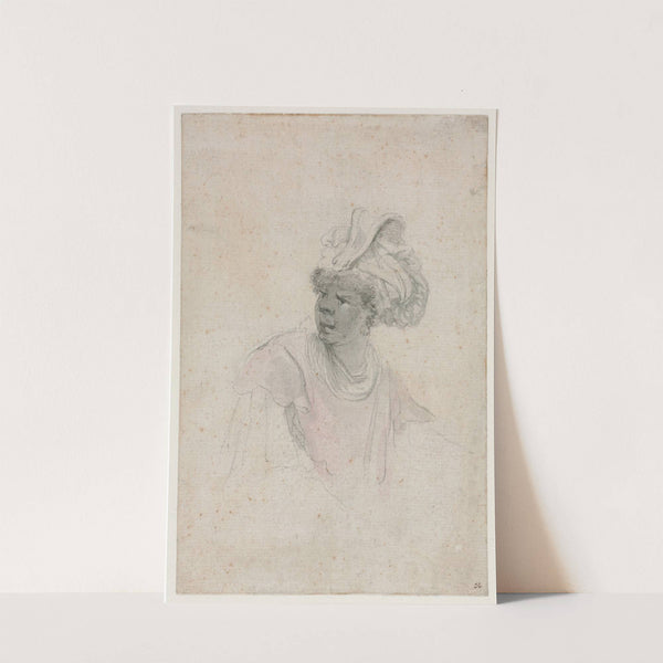 Study of a Moor, Facing to the Left (c. 1657) by Stefano Della Bella