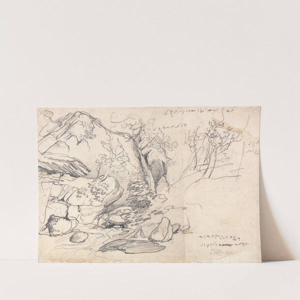 Study of a Mountain with Trees by James Ward