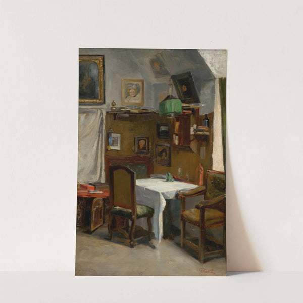 Study of a Munich Atelier (1890) by Ľudovít Pitthordt