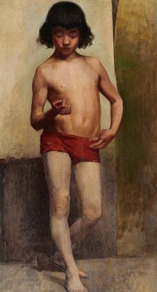 Study of a Nude Boy (1885)