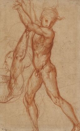 Study of a Nude Boy, Partial Figure Study