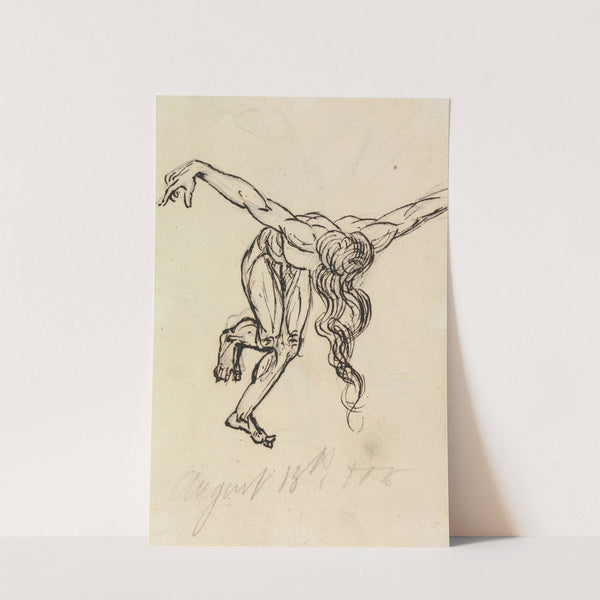 Study of a Nude, Leaning Forward, with Arms Extended Out by Benjamin Robert Haydon