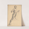 Study of a nude male by Józef Simmler