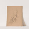 Study of a nude male by Józef Simmler