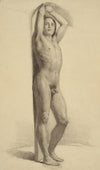 Study of a nude male to the figure of St. Sebastian