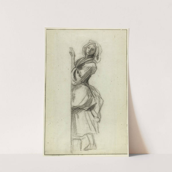 Study of a Peasant Girl by Camille-Joseph-Etienne Roqueplan