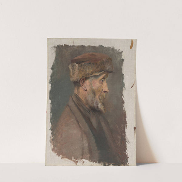 Study of a Poor Old Man in a Fur Cap (1878–1880) by Ladislav Mednyánszky