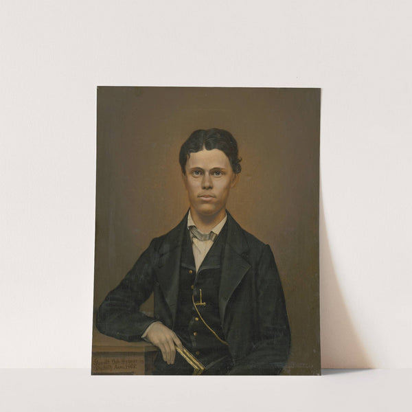 Study of a Portrait of a Young Man with a Book by Johann Perger