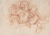 Study of a Putto Seated on a Corbel in a Shell Niche