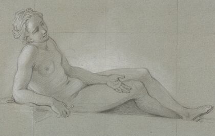 Study of a Reclining Female Nude