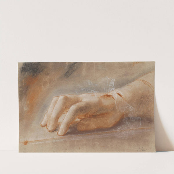 Study of a Right Hand for the Portrait of countess Anna Joachima Danneskiold-Laurvigen by Jens Juel