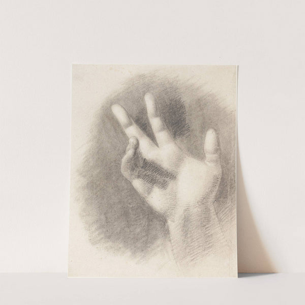Study of a Right Hand (recto) by Benjamin Robert Haydon