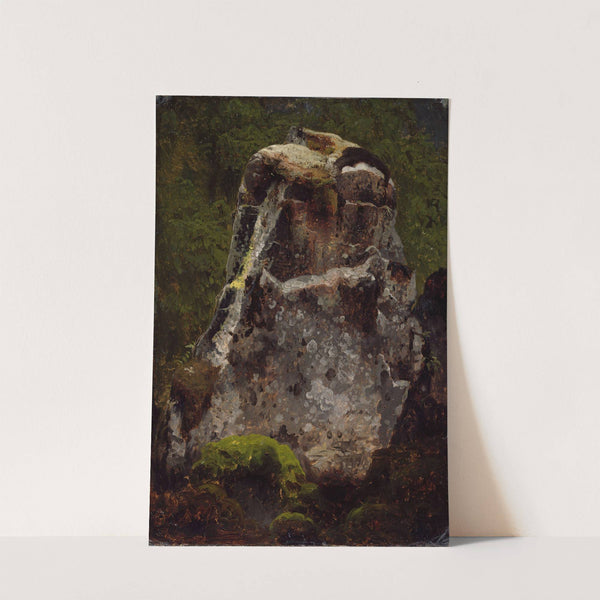 Study of a Rock by August Cappelen