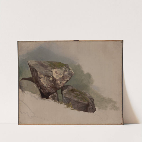 Study of a Rock (19th century) by Asher Brown Durand