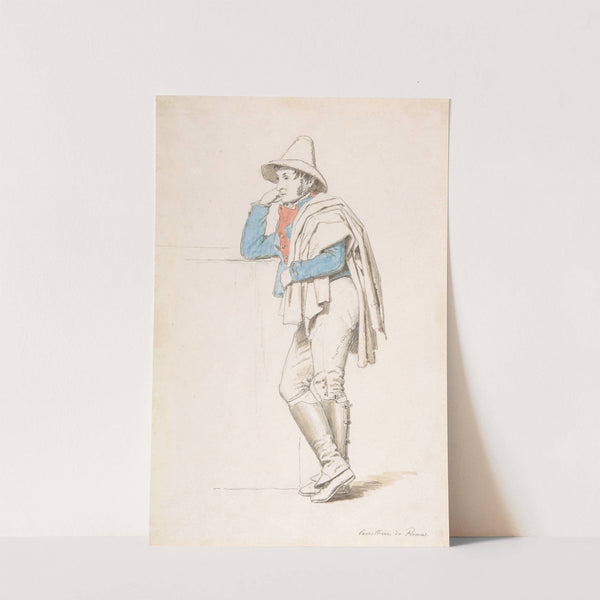 Study of a Roman Coachman by Martinus Rørbye