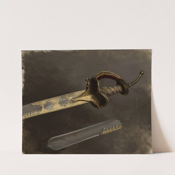 Study of a Sabre by Stanisław von Chlebowski