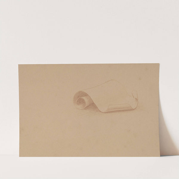 Study of a Scroll (1890-1897) by Charles Sprague Pearce