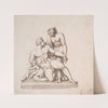 Study of a sculptural group: Mars, Venus and Cupid by John Deare