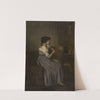Study of a Seated Girl by David Jacobsen