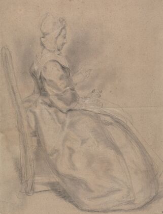 Study of a Seated Lady