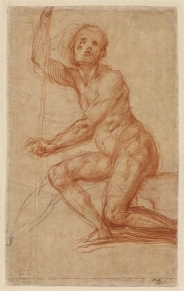 Study of a Seated Man