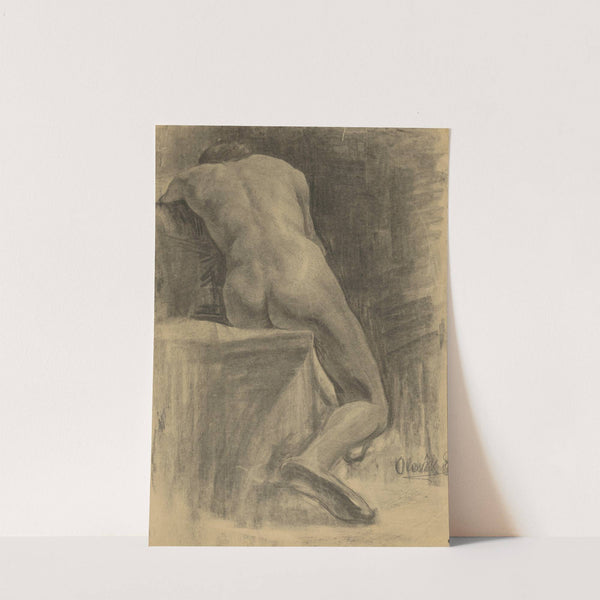 Study of a Seated Man (1910–1920) by Emil Alexay-Olexák