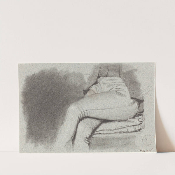 Study of a Seated Man's Legs by Henry Wyatt