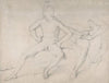 Study of a Seated Nude Male