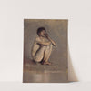 Study of a Seated Nude of a Young Man (1875–1885) by Ladislav Mednyánszky