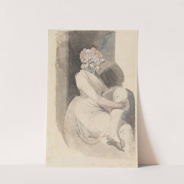 Study of a Seated Woman by Henry Fuseli