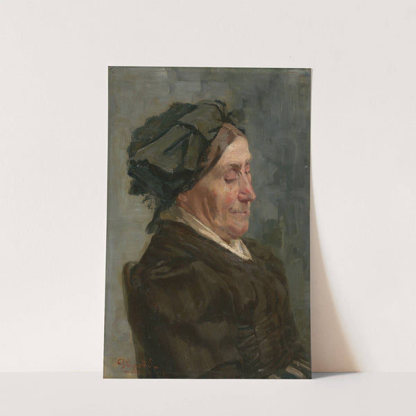 Study of a Seated Woman (1890) by Ľudovít Pitthordt