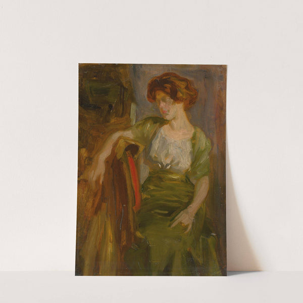 Study of a Seated Woman (1900) by Ľudovít Pitthordt