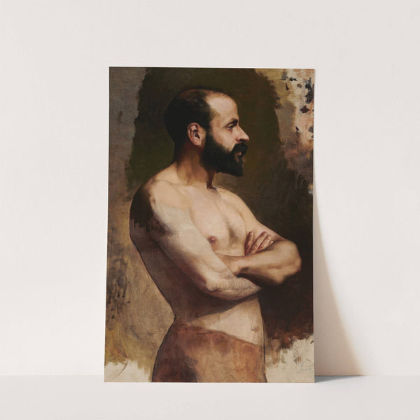 Study of a Semi-Nude Man (1885) by Anna Bilińska-Bohdanowicz