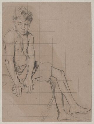 Study of a Sitting Boy (1892)