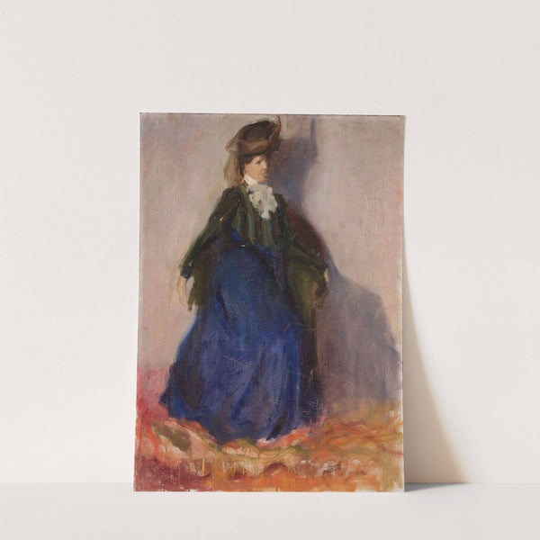 Study of a sitting woman (1907) by Romuald Kamil Witkowski