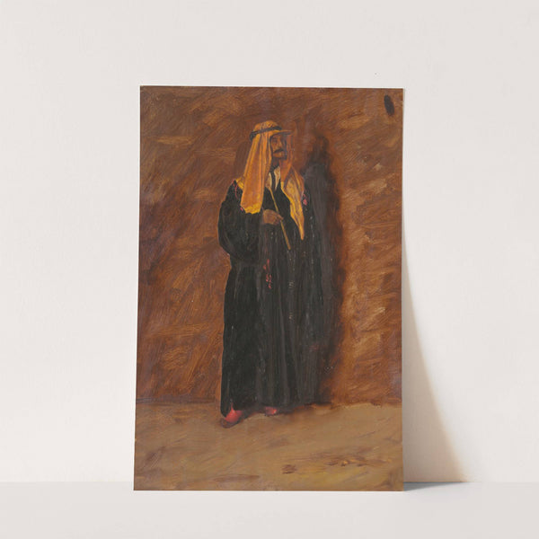 Study of a standing bedouin by Anonymous