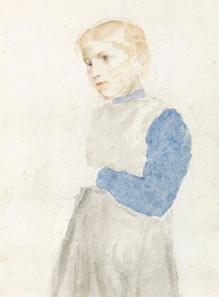 Study Of A Standing Girl