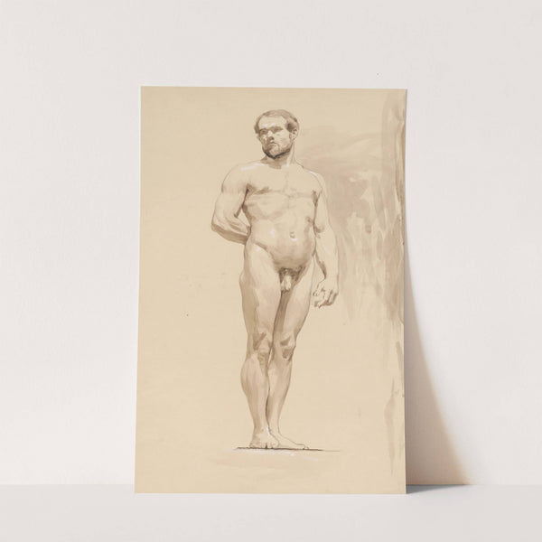 Study of a standing man by Jozef Hanula
