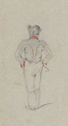 Study of a Standing Man from the Back