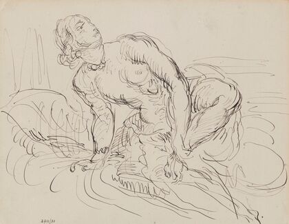 Study of a Woman Bathing