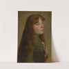 Study of a Woman from Three Quarters Profile by Jozef Hanula